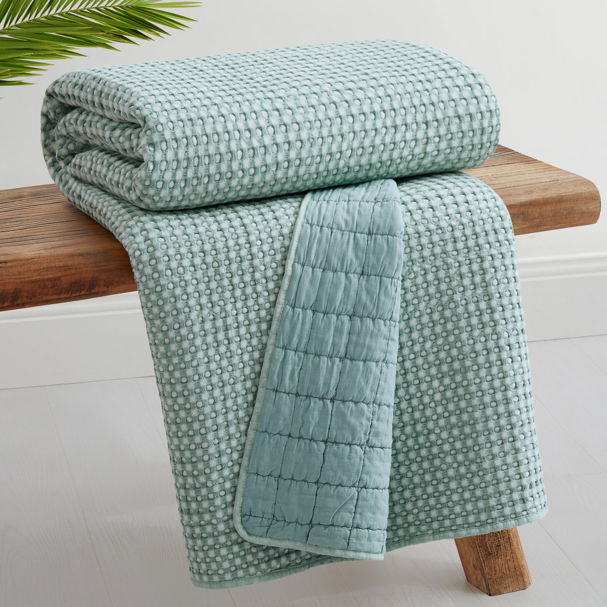Mills Waffle Quilted Throw