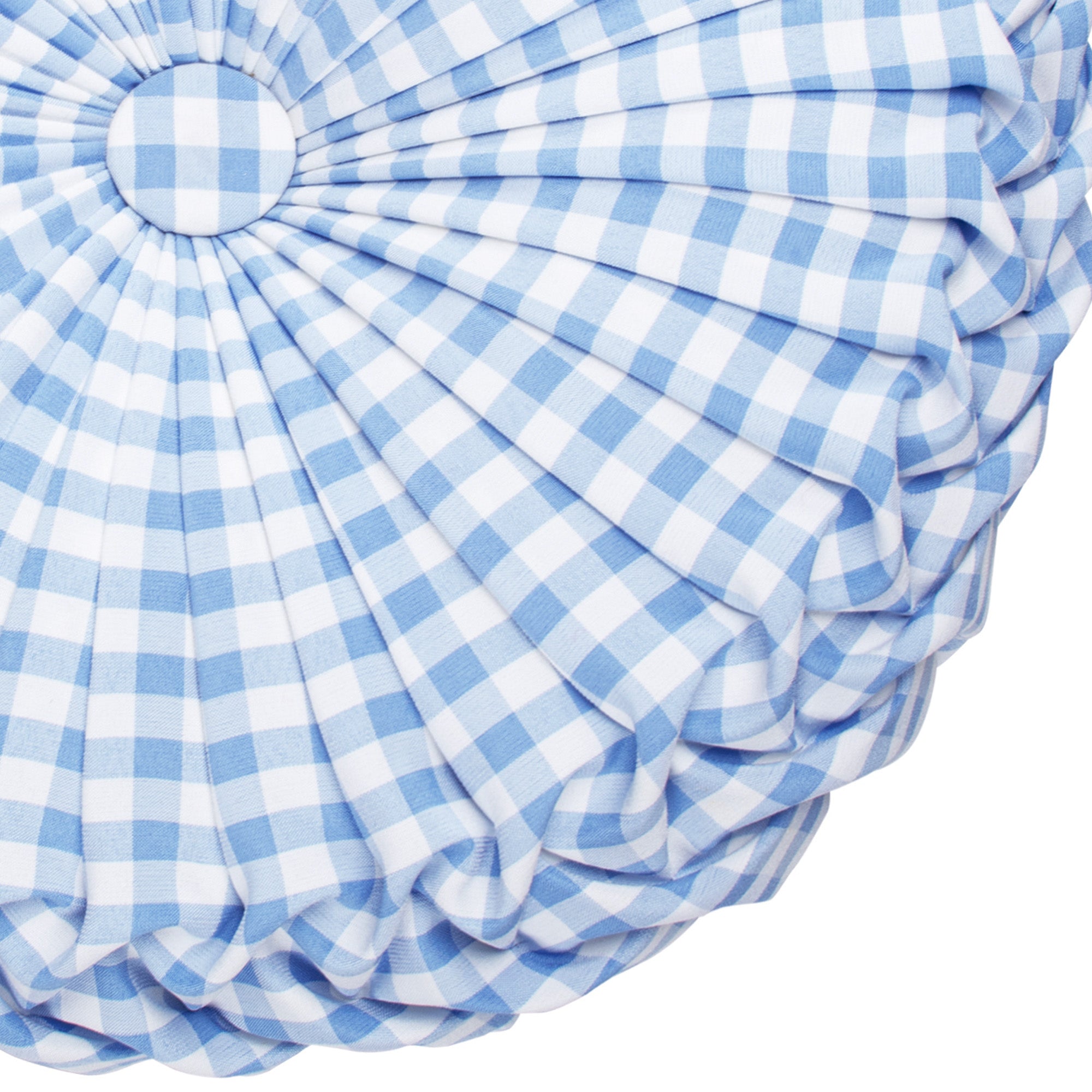 Radella Gingham Round Pillow