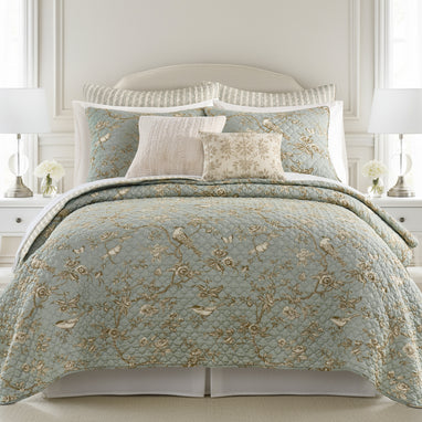 Levtex Home Toile Quilt Set - Cotton display picture 3