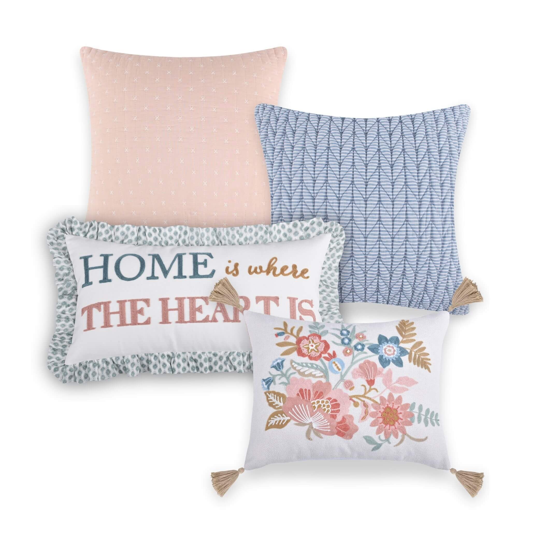 Levtex Home Spring Cottage Pillow Bundle Decorative Pillows