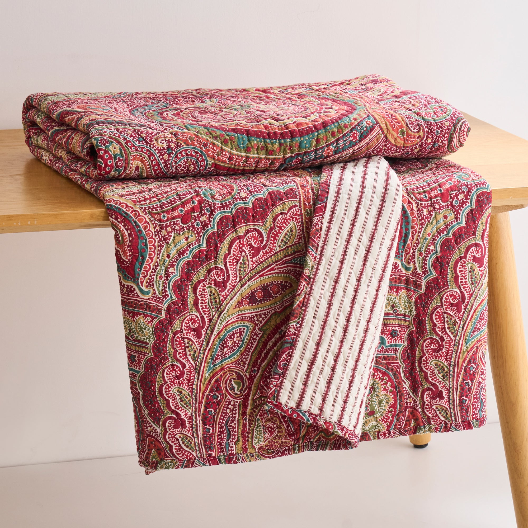 Spruce Quilted Throw