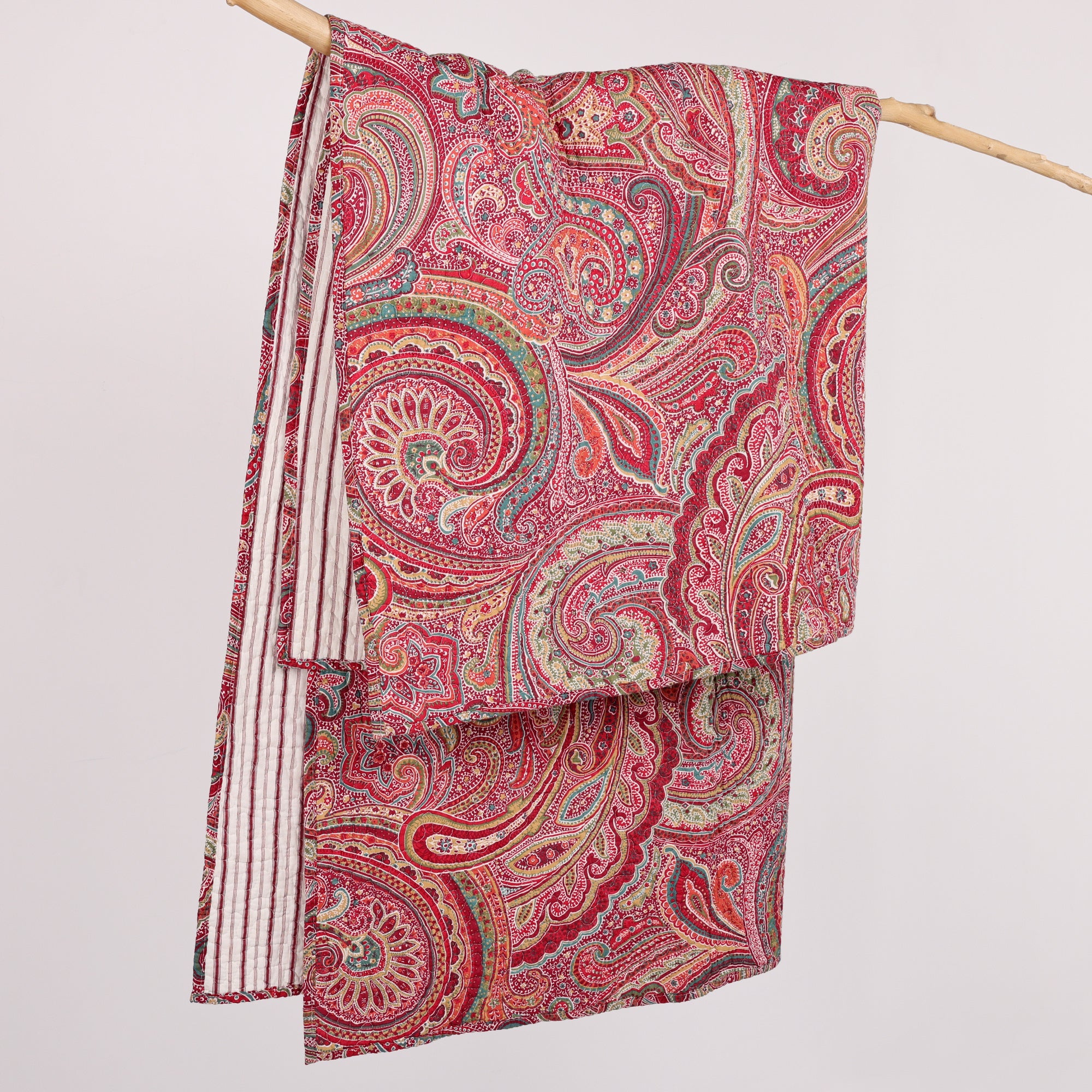 Spruce Quilted Throw