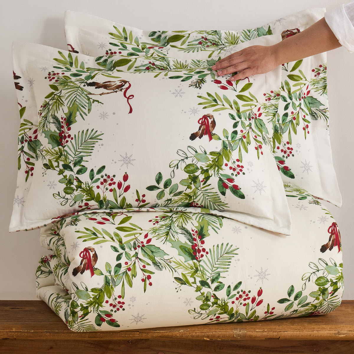 Tinsel Tiding Duvet Cover Set