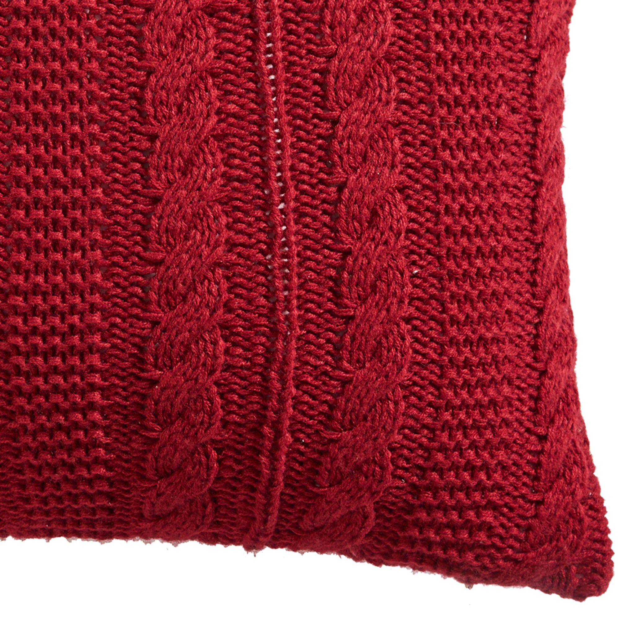 Astrid Cable Red Pillow