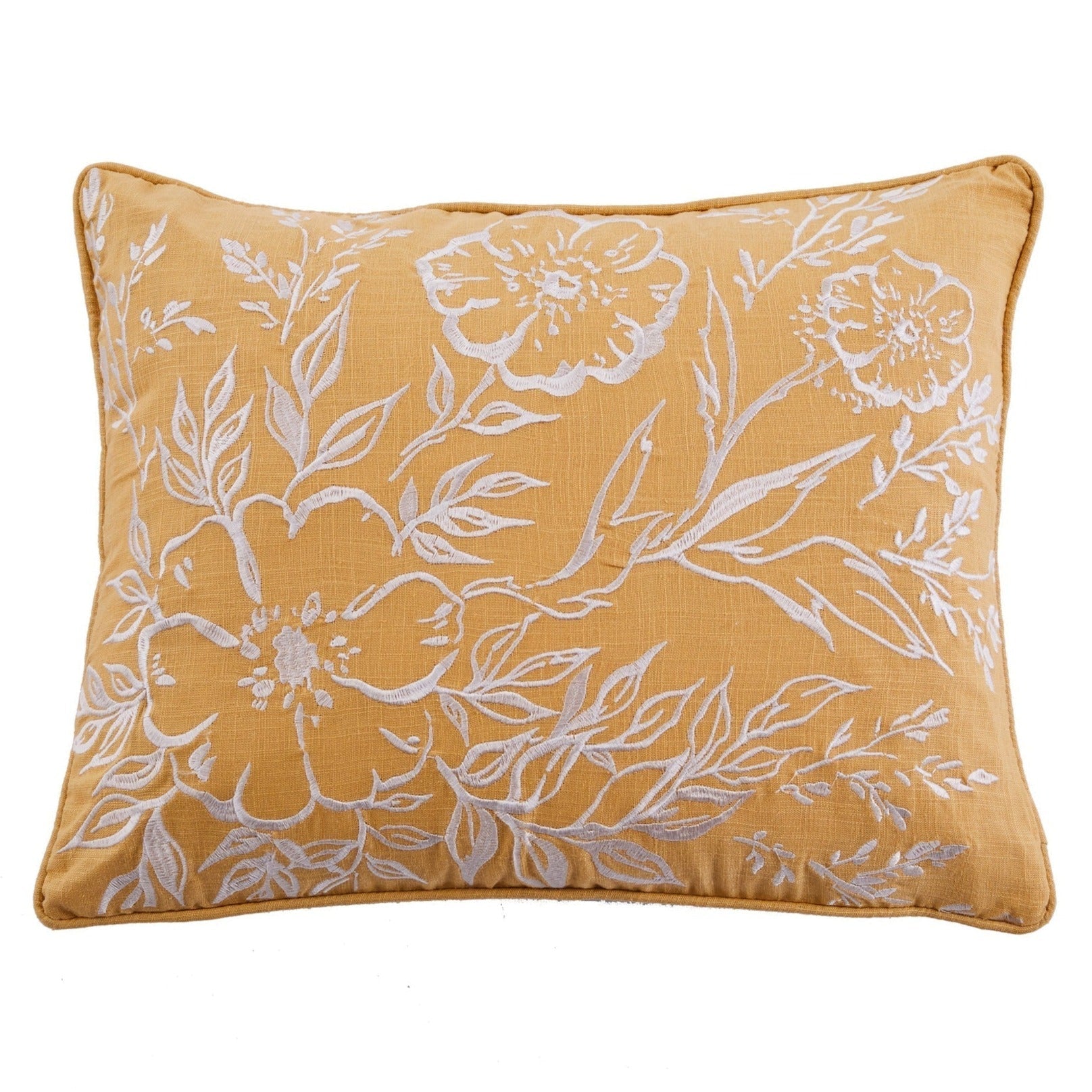 Ochre Floral Pillow Bundle