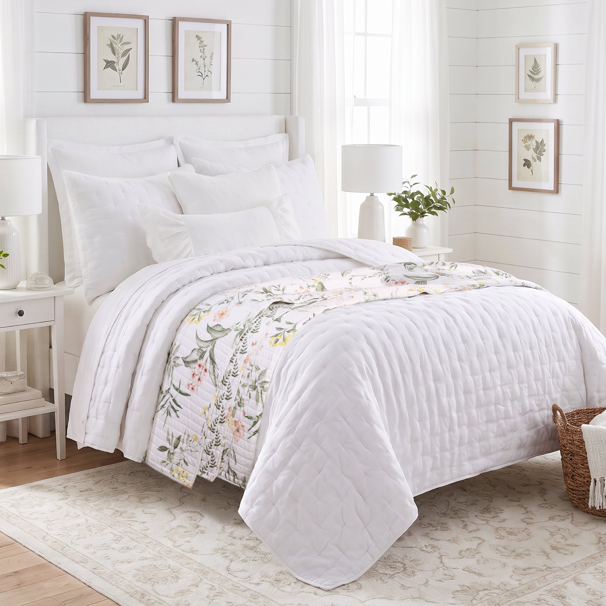 French Flax Signature Linen Quilt