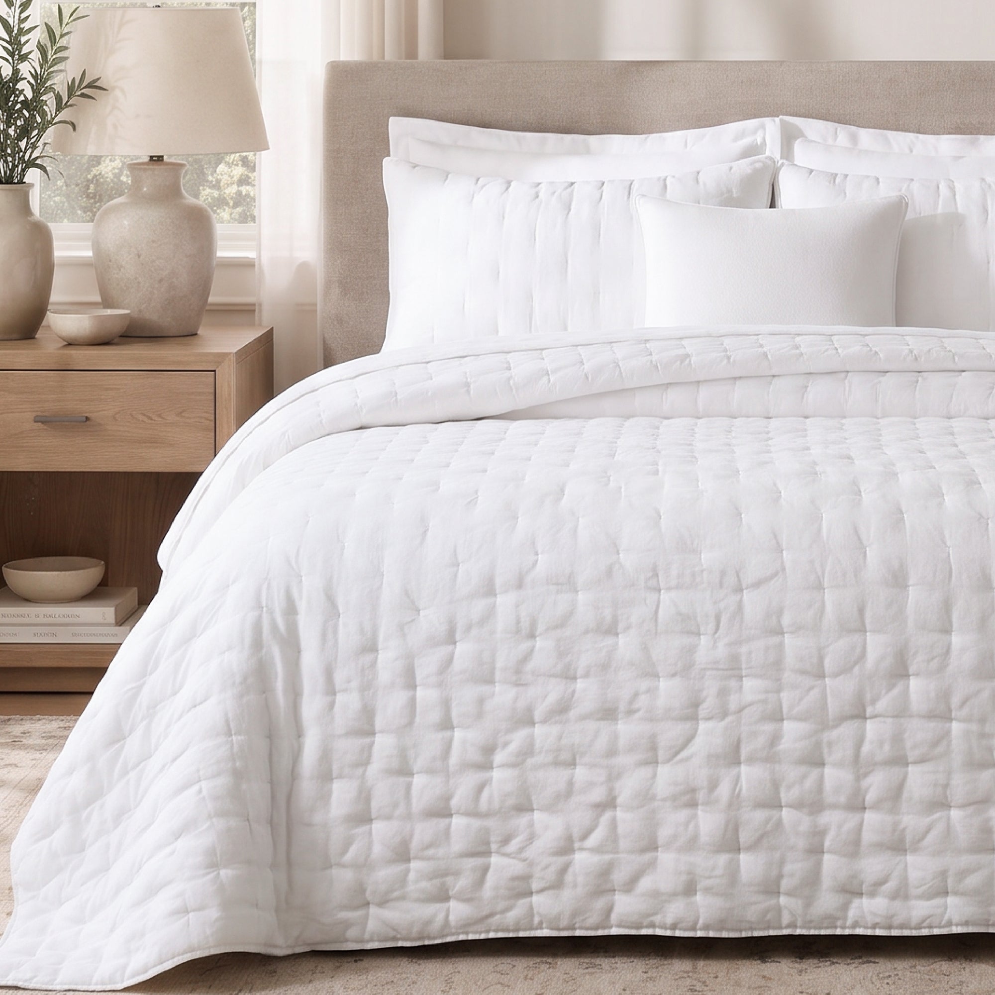 French Flax Signature Linen Quilt