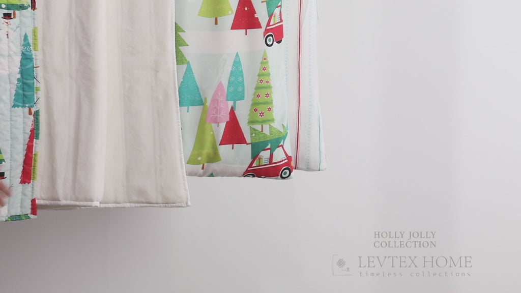 Levtex Home Merry & Bright Holly Jolly Quilt Quilts
