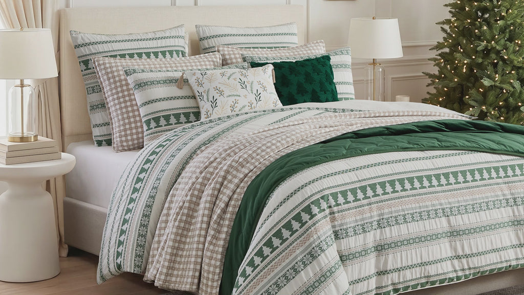 Pine Tree Jacquard Duvet Set