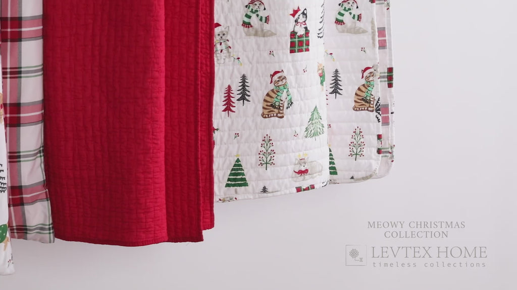 Levtex Home Meowy Christmas Duvet Cover Set Duvets
