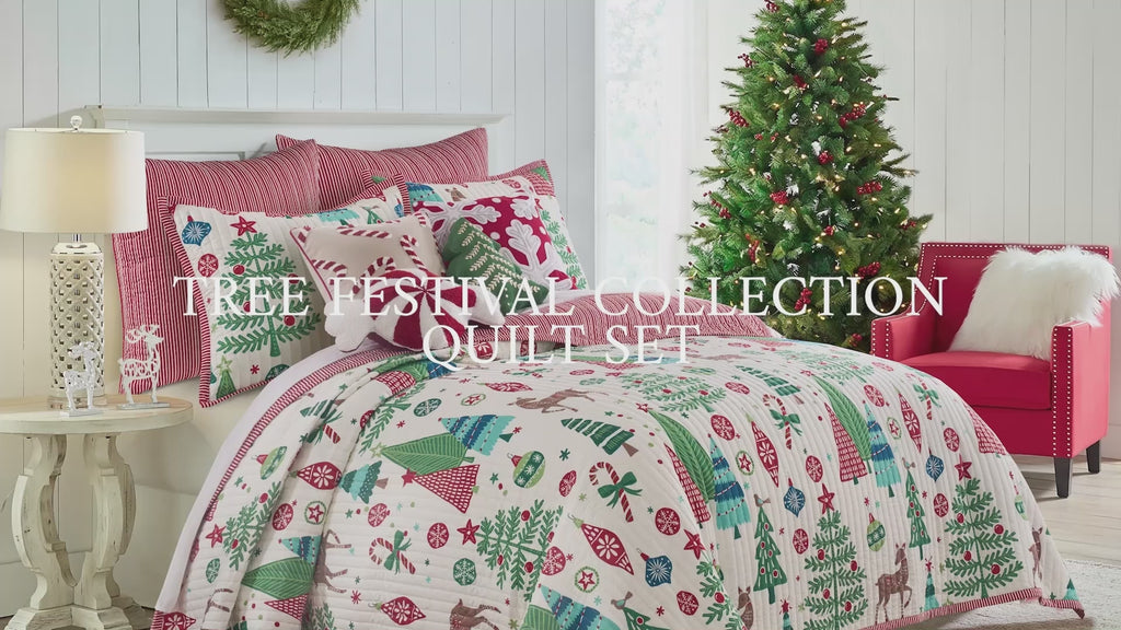 Tree Festival Quilt Set