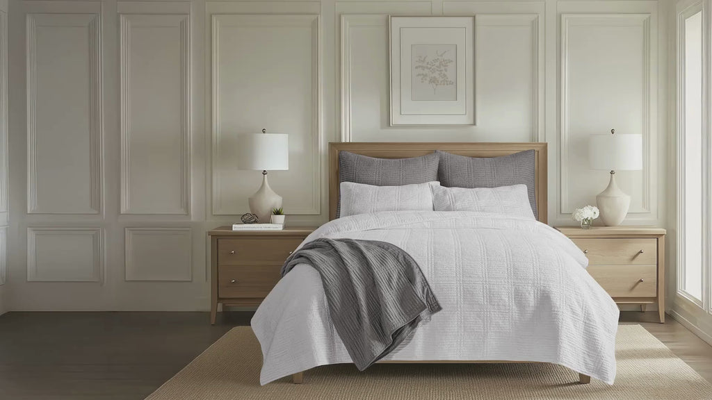 Cloud Waffle Comforter Set