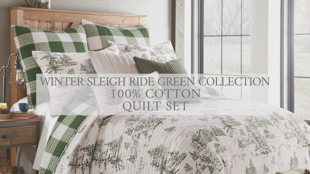Levtex Home Winter Sleigh Ride Quilt Set Quilts