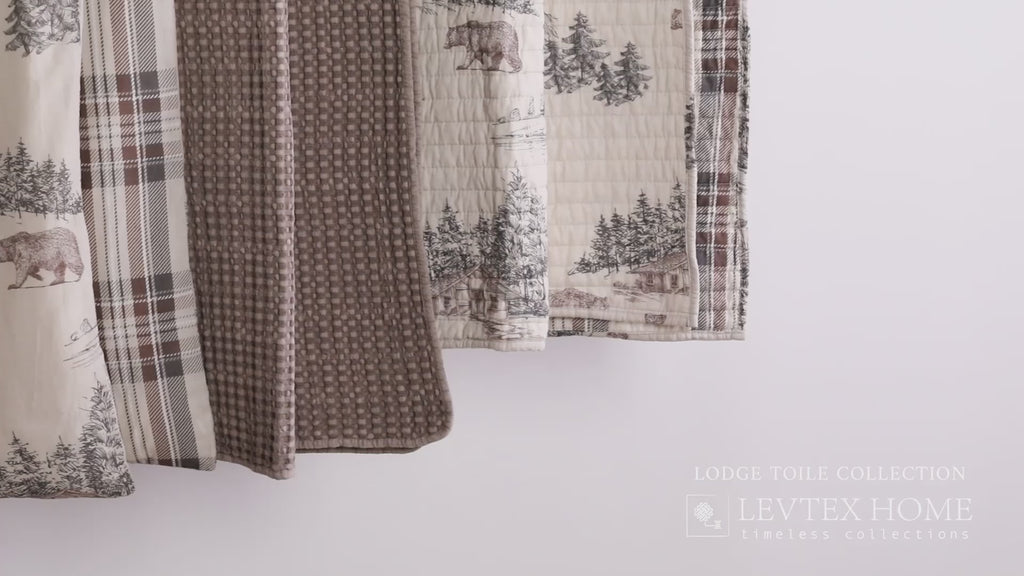 Levtex Home Lodge Toile Quilt Set Quilts