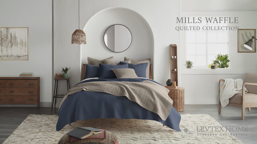 Levtex Home Mills Waffle Bedspread Set Quilts