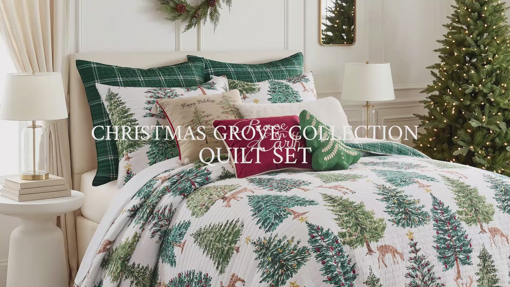 Christmas Grove Quilt Set