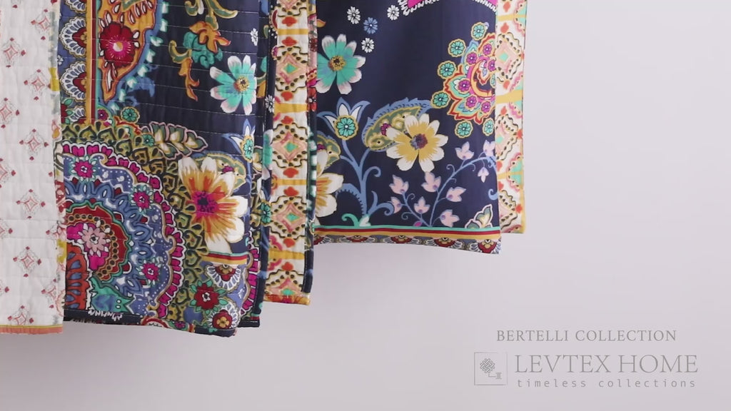 Levtex Home Bertelli Navy Duvet Cover Set Duvets