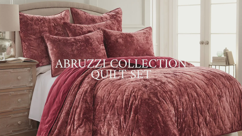Levtex Home Abruzzi Velvet Spice Quilt Quilts
