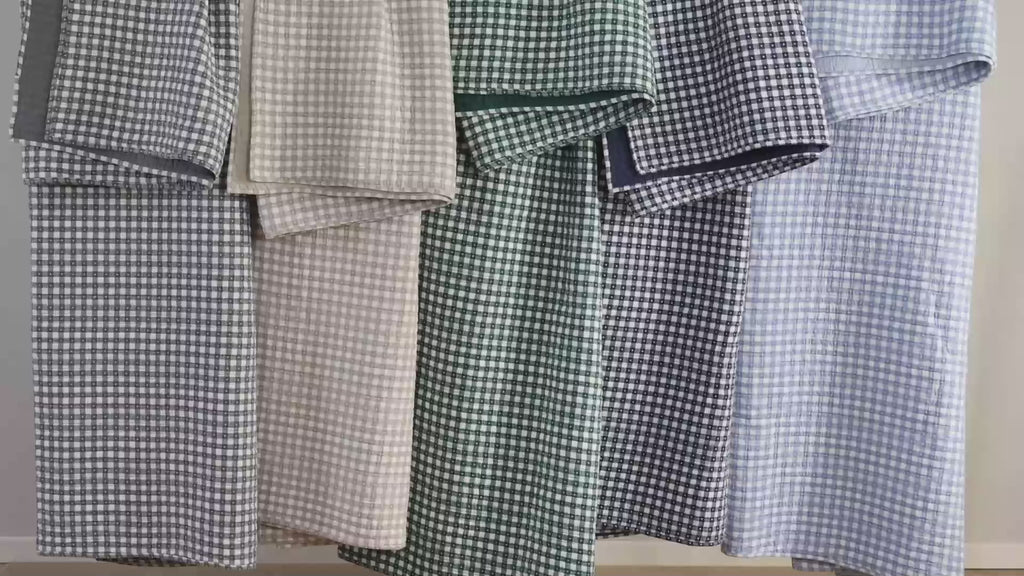 Camden Gingham Stitch Quilt Set