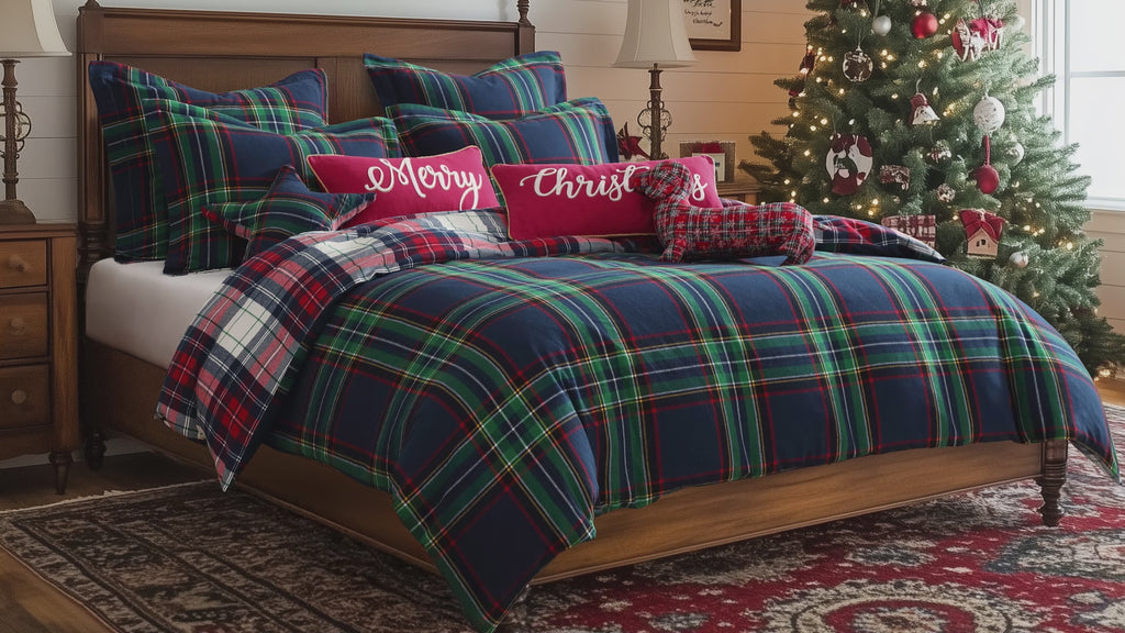 Spencer Plaid Flannel Duvet Cover Set