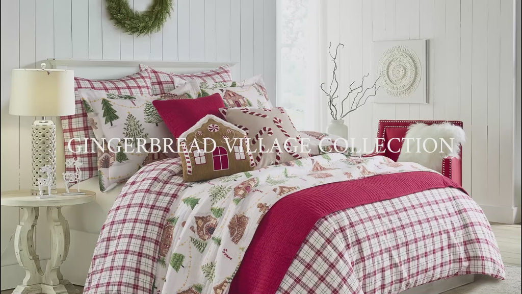 Gingerbread Village Duvet Cover Set