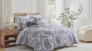 Levtex Home Lentana Navy Twin Quilt Set - Cotton