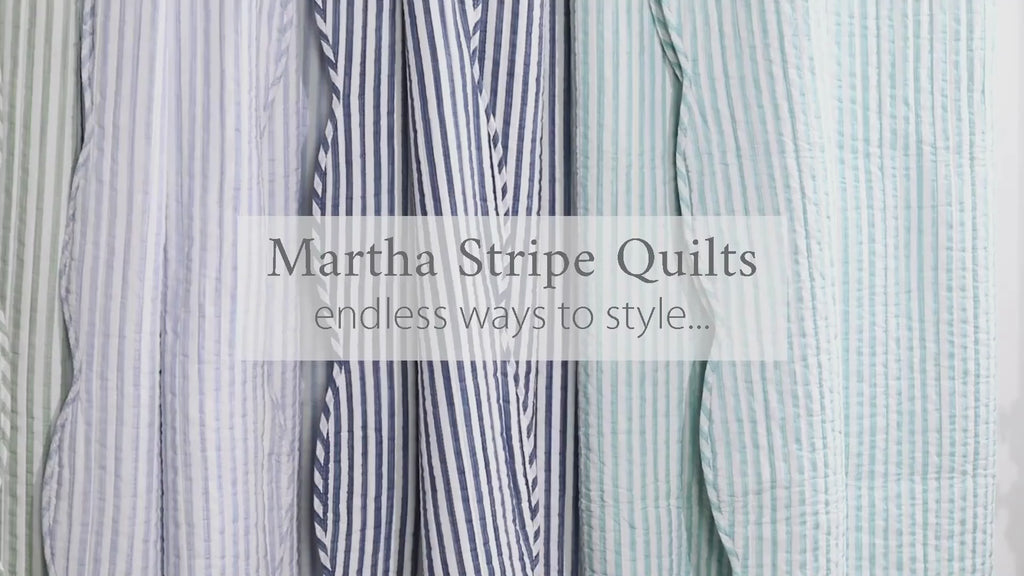 Martha Stripe Quilt Set