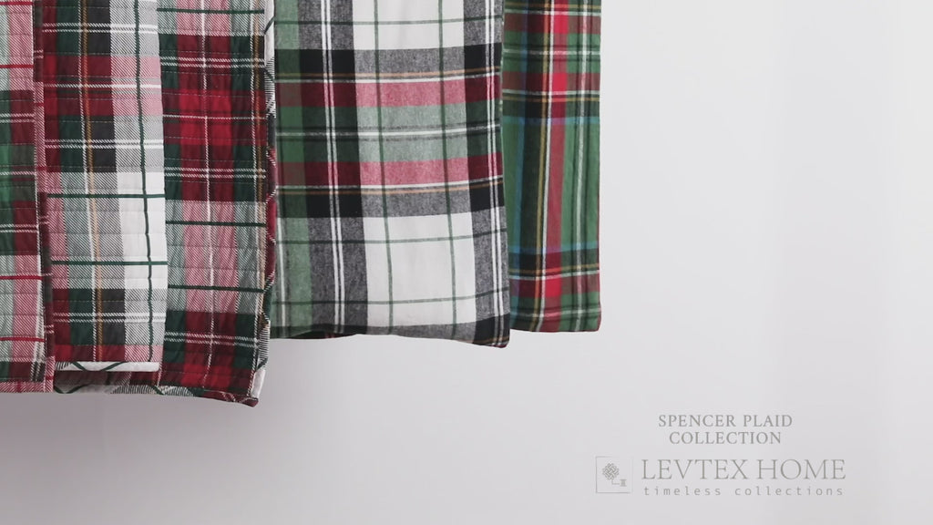Levtex Home Spencer Plaid Flannel Duvet Cover Set Duvets