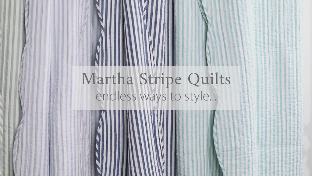 Martha Stripe Quilt Set