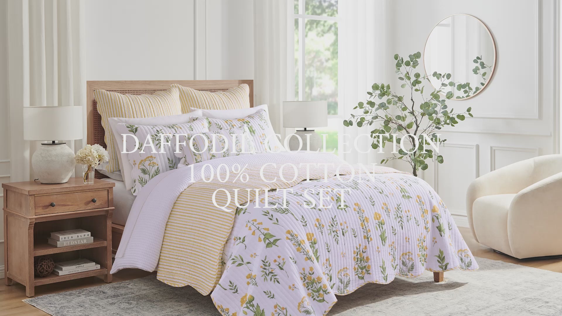 Levtex Home Daffodil Twin Quilt Set - Cotton