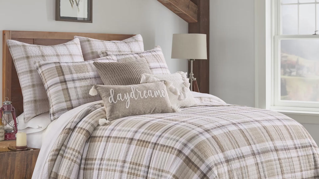 Levtex Home Spencer Plaid Flannel Comforter Set Comforters