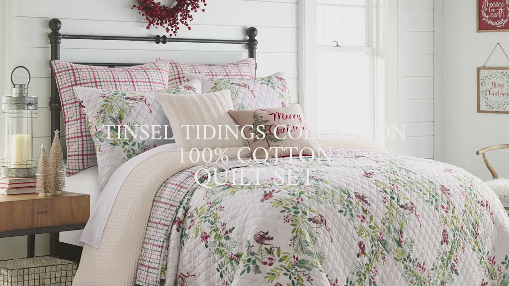 Levtex Home Tinsel Tidings Quilt Quilts