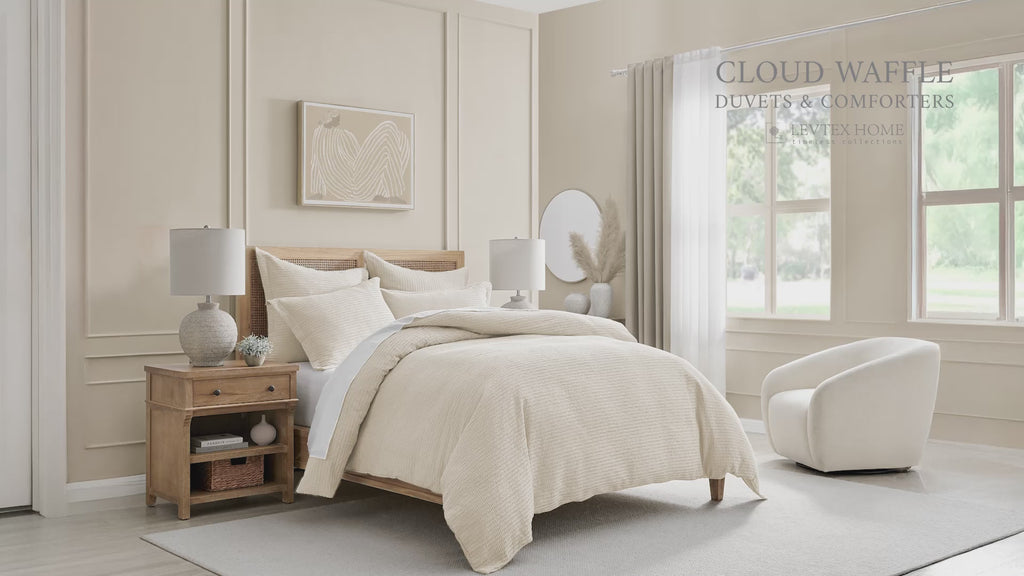 Levtex Home Cloud Waffle Duvet Cover Set Duvets