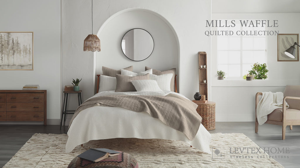 Levtex Home Mills Waffle Bedspread Set Quilts