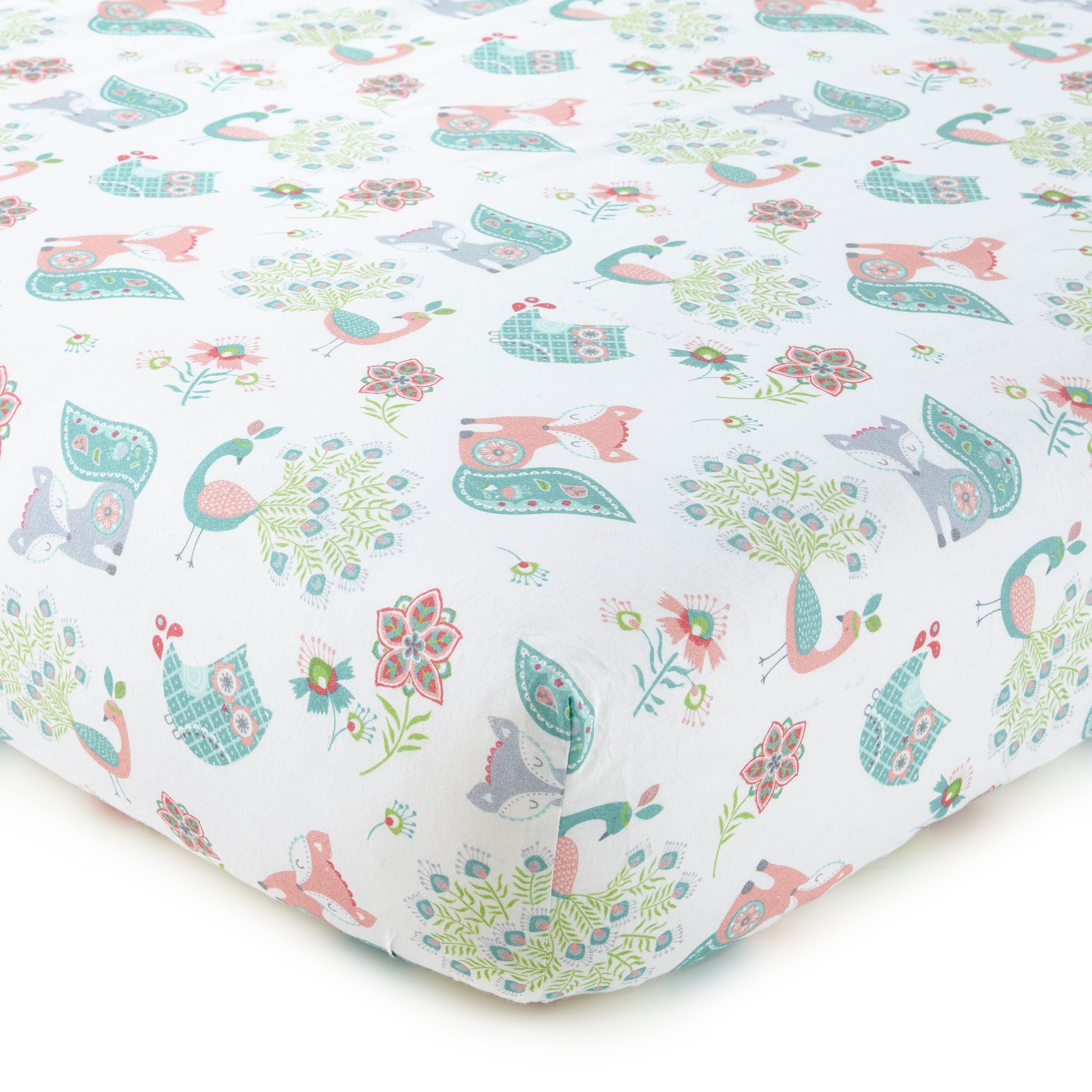 Fiona Cotton Crib Fitted Sheet