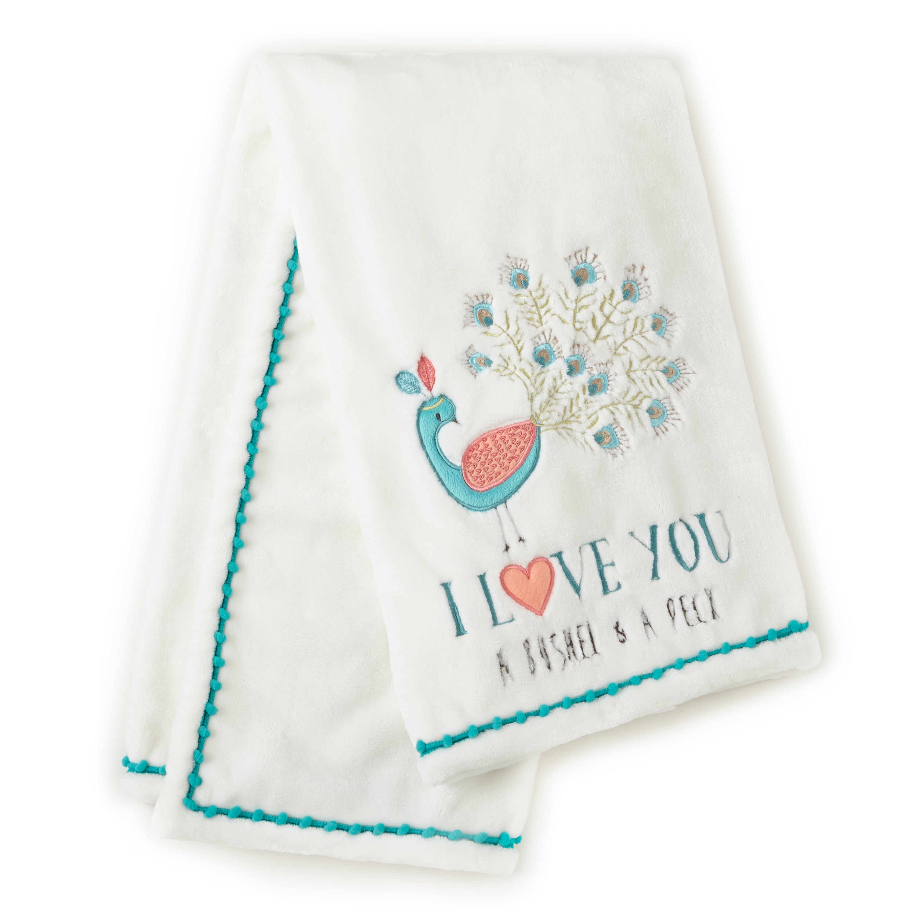 I Love You A Bushel & A Peck Baby Blanket