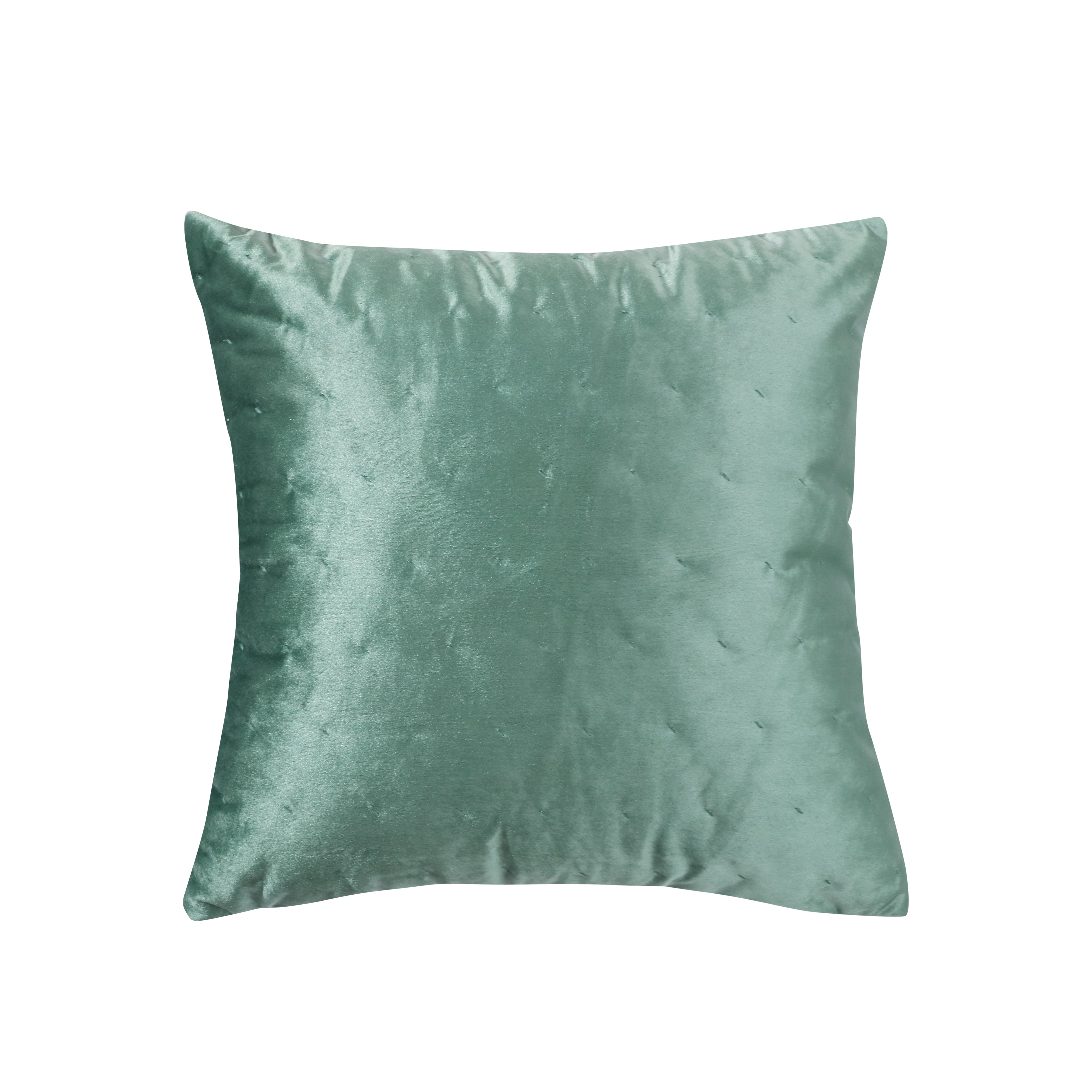 Alden Coral Deep Green Velvet Pillow