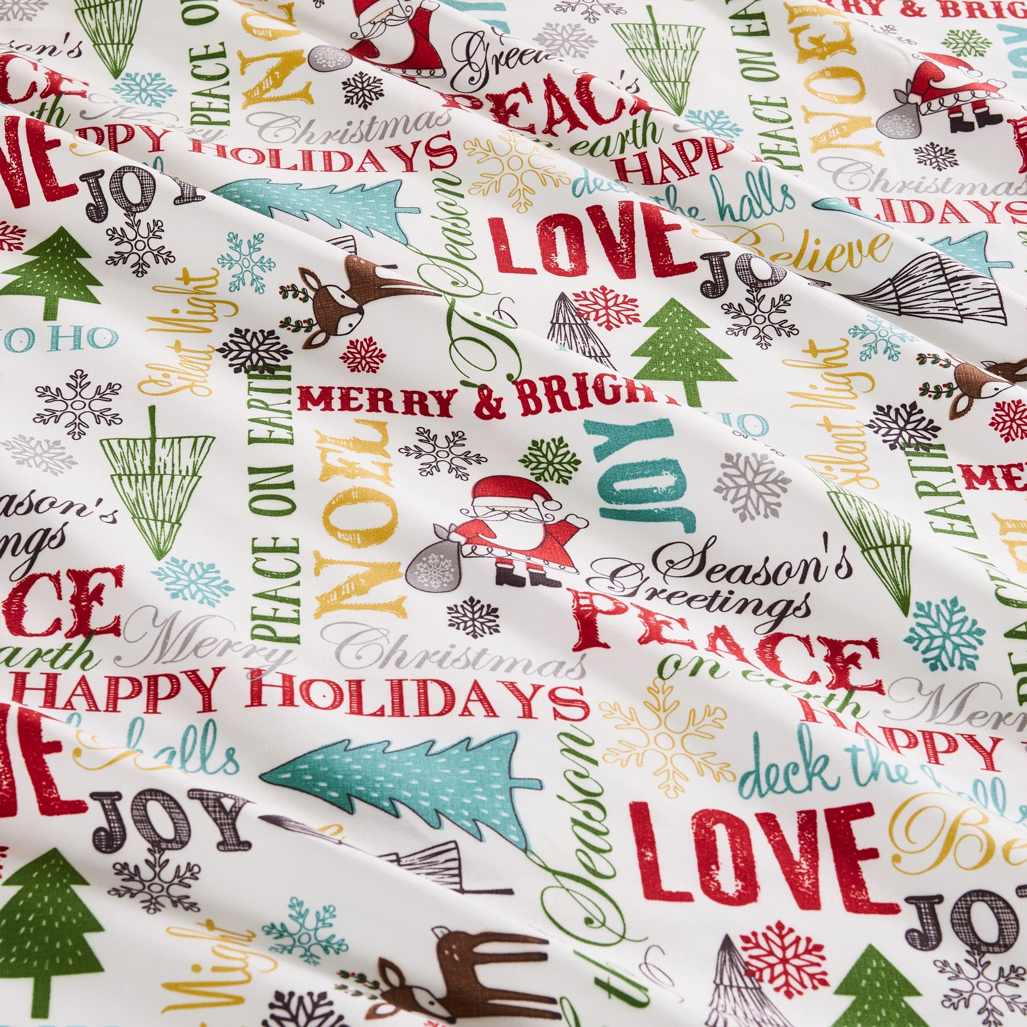 Santa Claus Lane Sheet Set