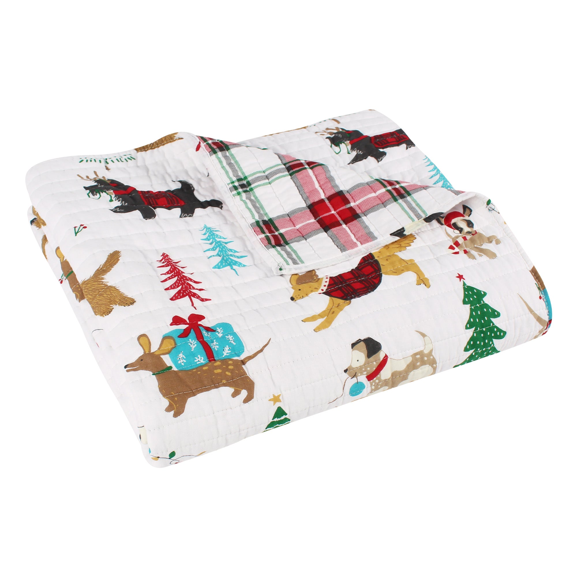 Jingle Paws Quilted Throw