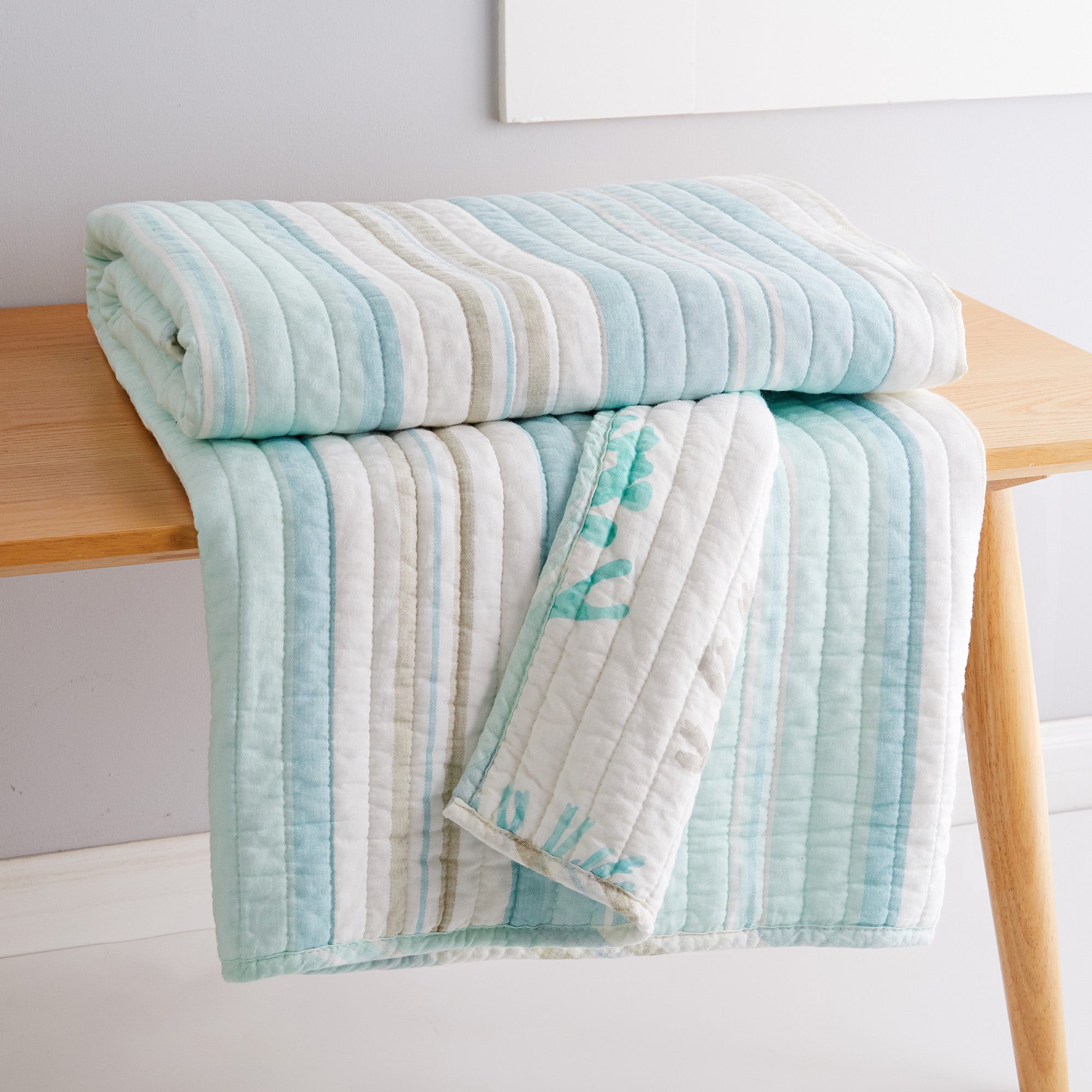 Stone Harbor Quilted Throw