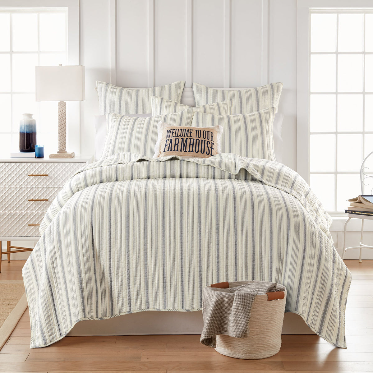 Striped Bedding | Coverlets & Bedding Sets with Stripes | Levtex Home