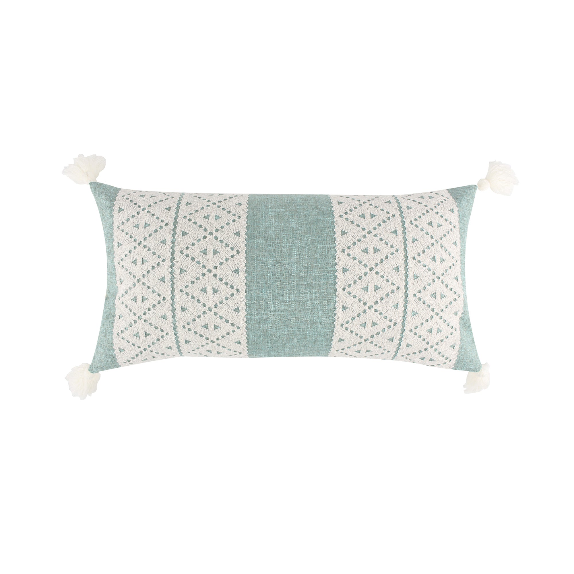 Eden Lace Stripe Pillow