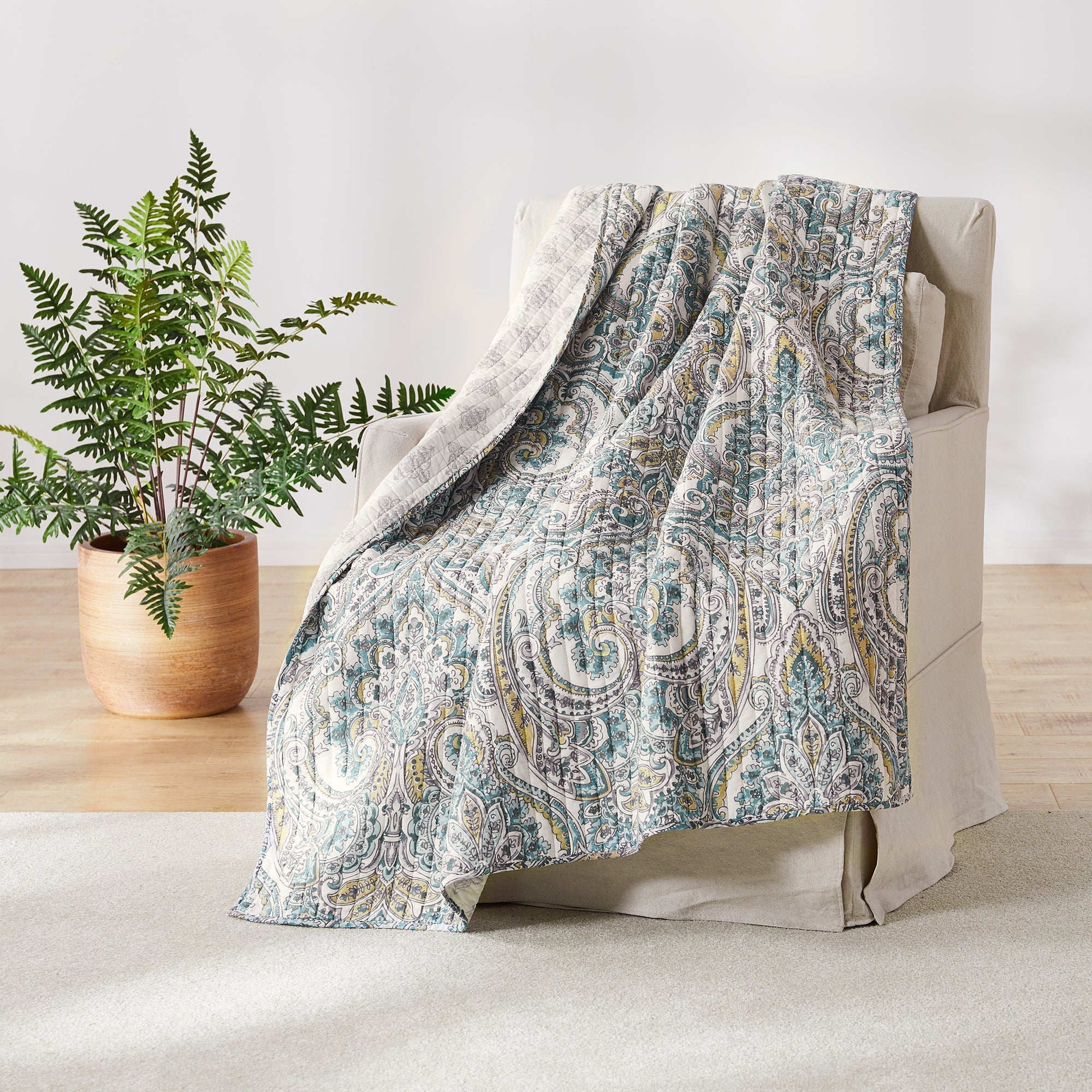 Rome Quilted Throw