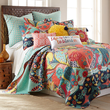 Jules Multicolor Quilt Set – Levtex Home