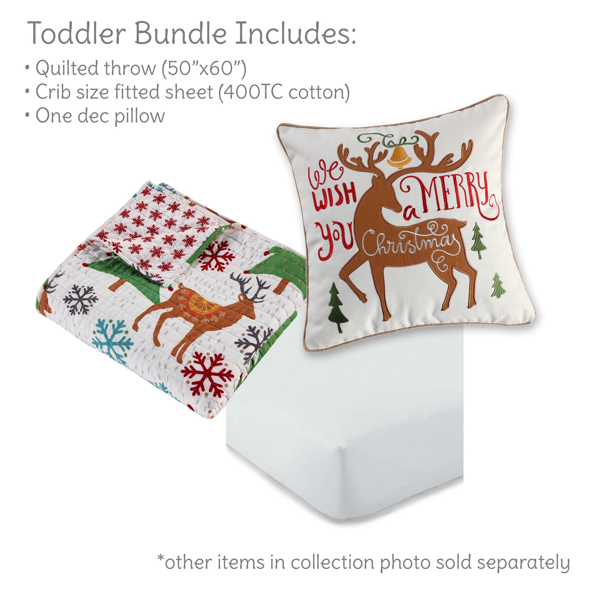 Tinsel 3-Piece Toddler Bedding Set