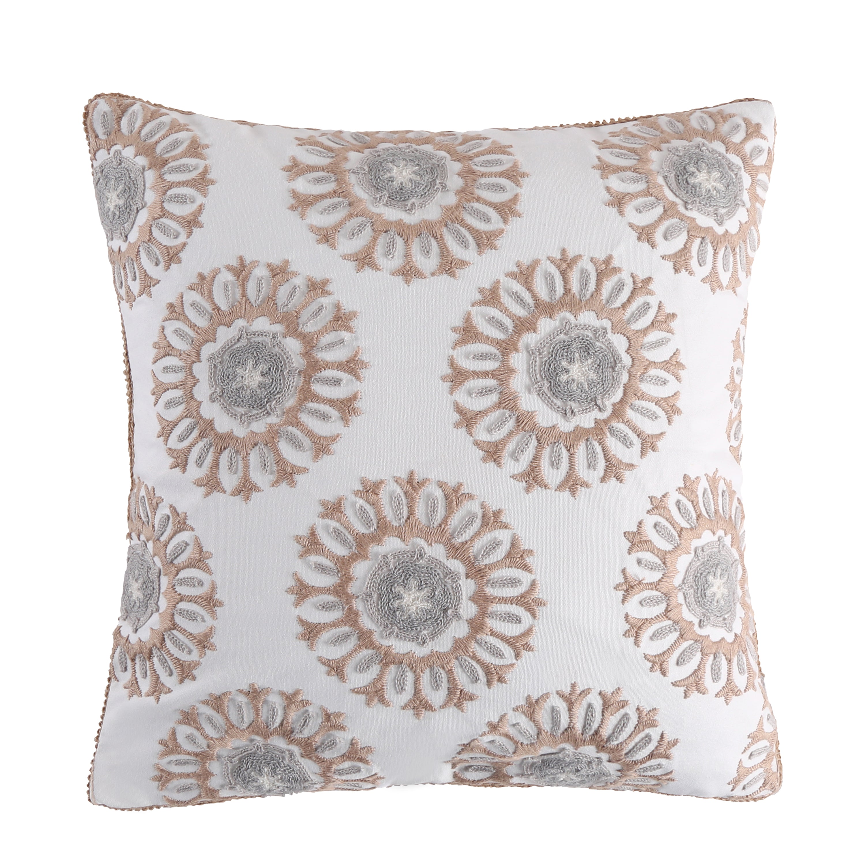 Levtex Home Mills Grey Medallion Pillow