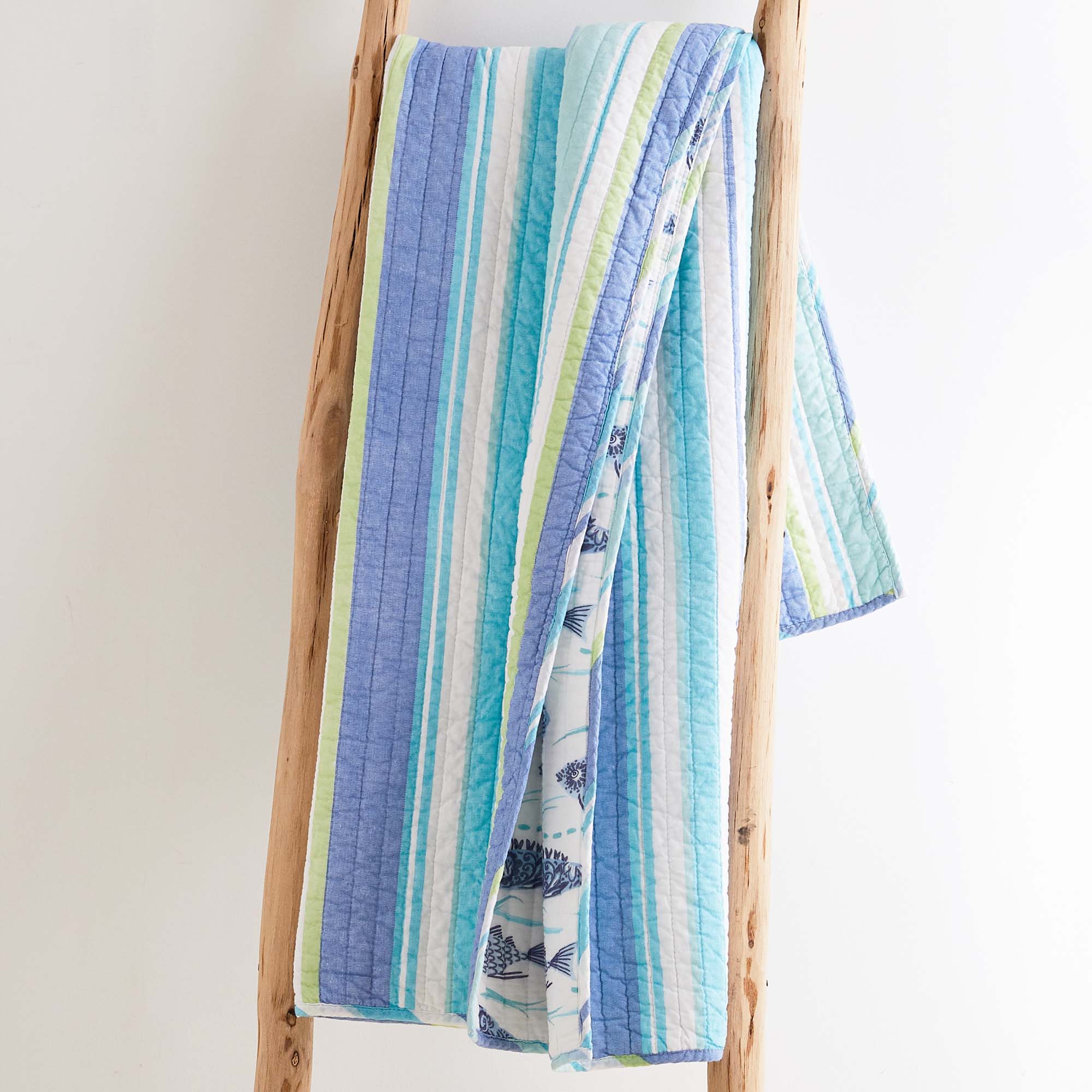 Laida Beach Quilted Throw