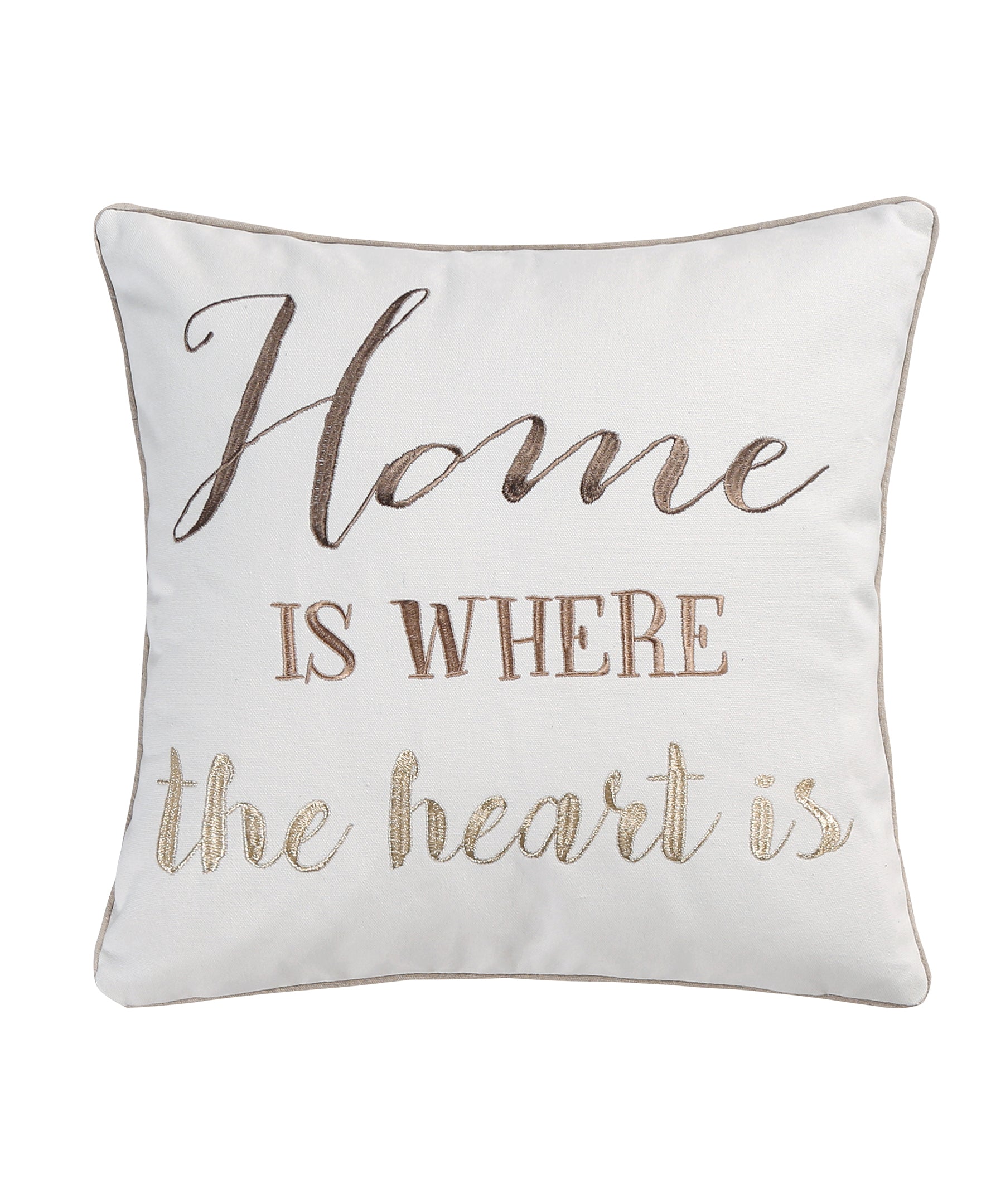 Angelica Linen Home Heart Tassel Pillow