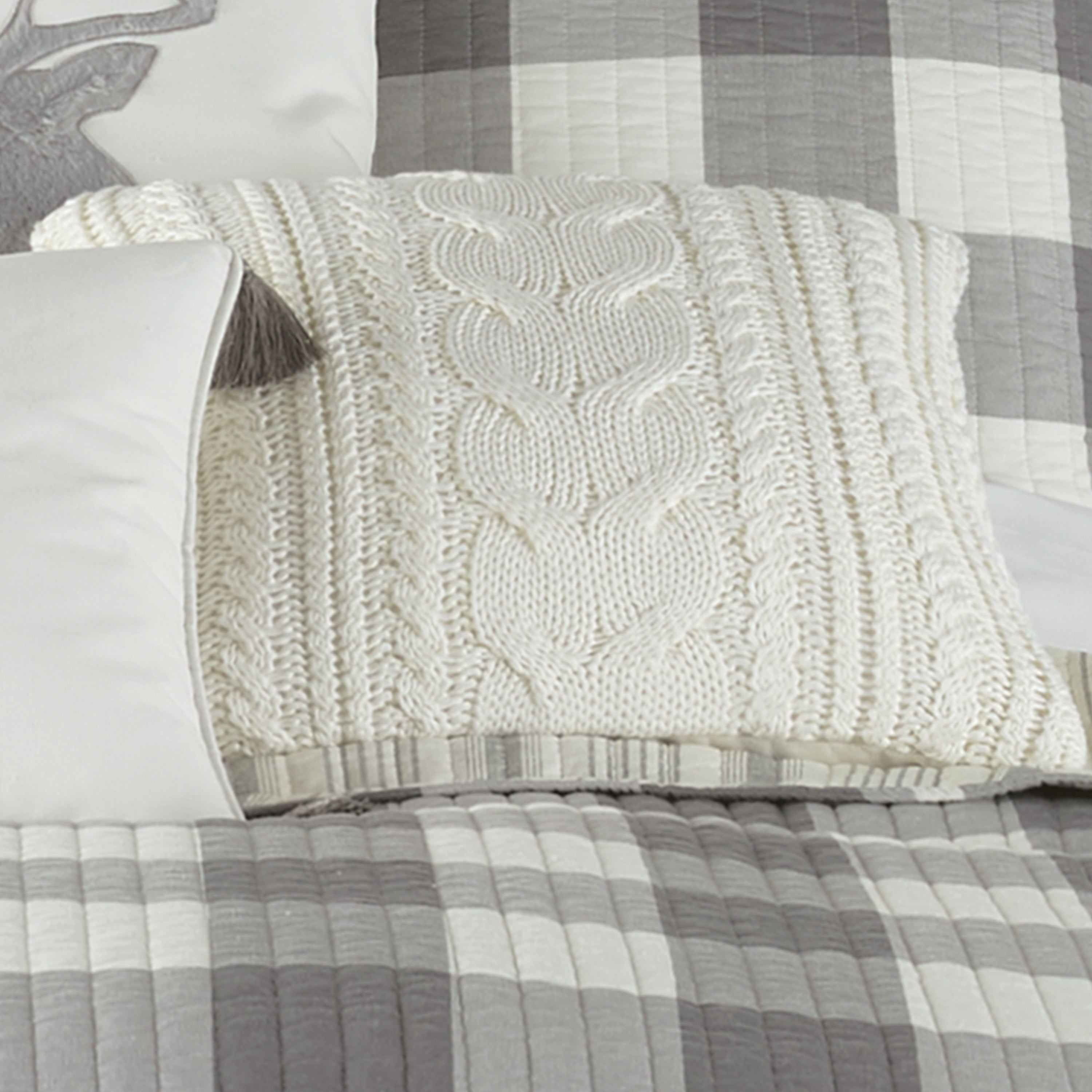 Camden Knit Cream Pillow