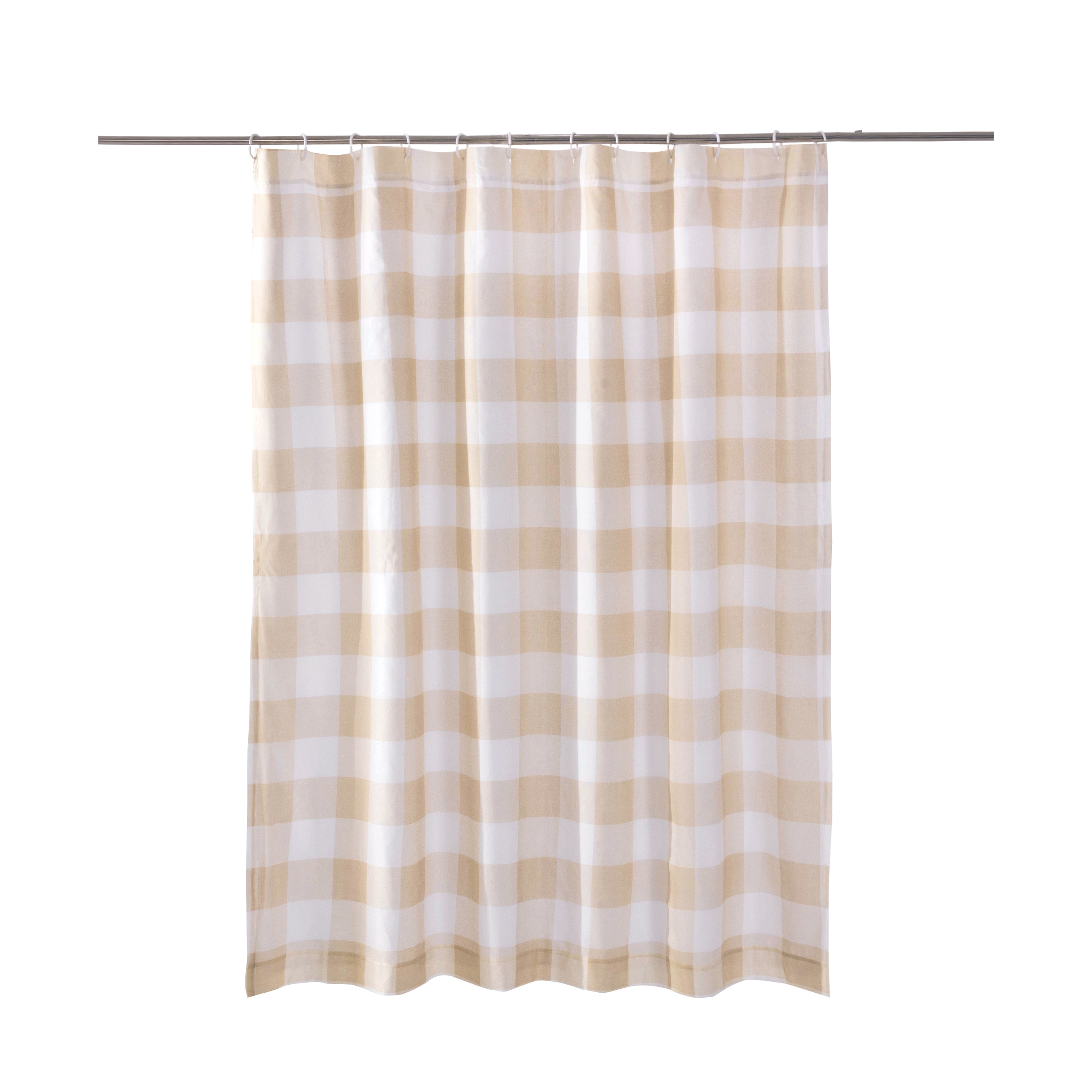 Camden Taupe Shower Curtain